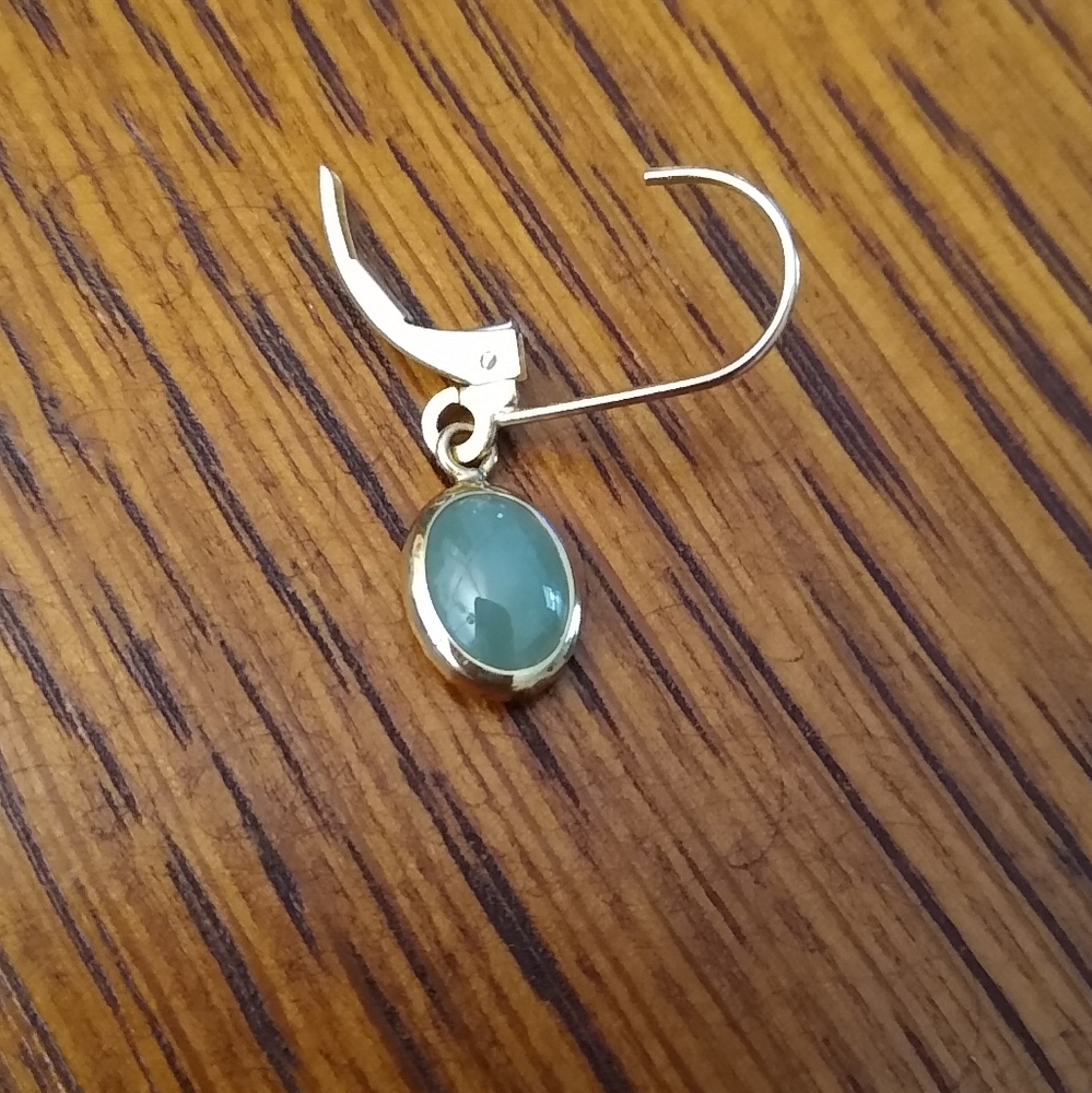 Jade earrings